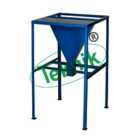 V-funnel Apparatus - 14 Liter Capacity, Measuring Scale 0 To 600 Mm , Includes Spirit Level And 0.1 Second Stopwatch For Concrete Testing
