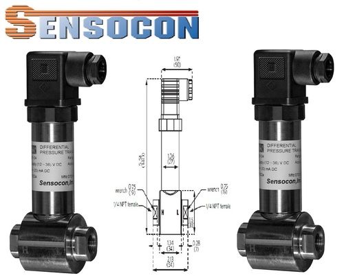 Sensocon USA Wet/Wet Differential Pressure Transmitter Series 251-05