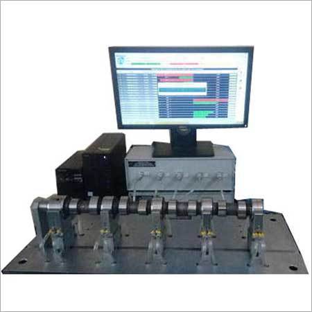 PC Based Camshaft Multi-Gauging Fixture - High Precision Automatic Data Recording | LVDT Probes Adjustable Air Caliper Unique Serial Number Tracking Easy Operator Menu