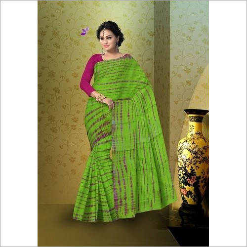 Shibori Print Ladies Cotton Saree
