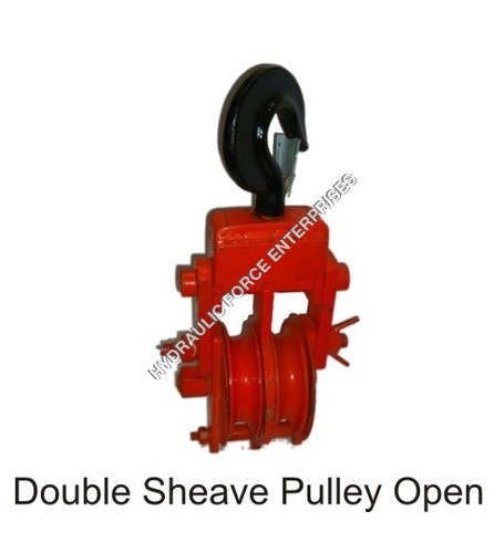 Double Sheave Pulley Open