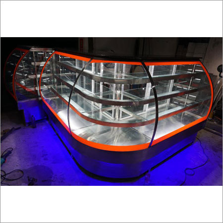 Sweet Display Counter Glass
