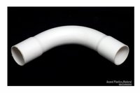 Pvc Conduit Electrical Pipe Bend (white)