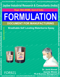 Breathable Self Levelling Waterborne Epoxy Formulation
