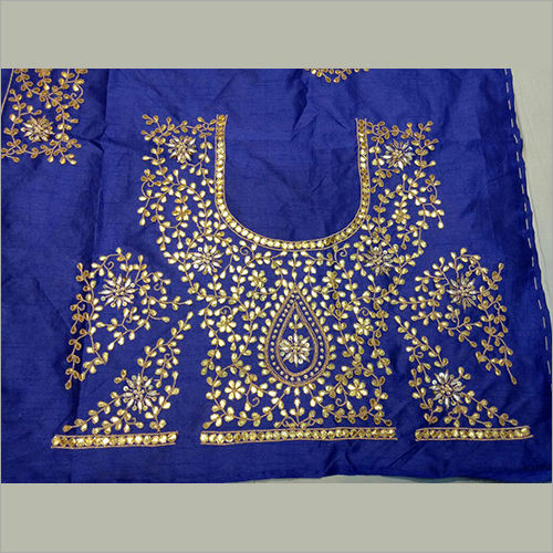 Blue Gota Work Blouse