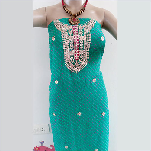 Green Gota Patti Kurti