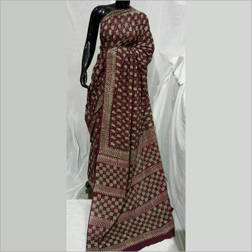 Dark Color Cotton Saree Dark Color Cotton Saree
