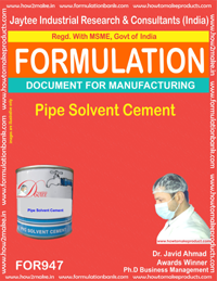 Solvent Cements & Liquid Welding Formulations