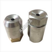Spray Drying Nozzle Body - Stainless Steel, Precision Engineered For Optimal Liquid Atomization | Compatible With Orifice, End Plate And Swirl Chamber