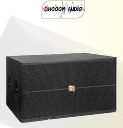JBL SRX Series 728X2000 - 18" Dual Subwoofer, 2400W Power Output | 8 Ohm Impedance, Black Emery Stone Finish, 124 dB Sensitivity