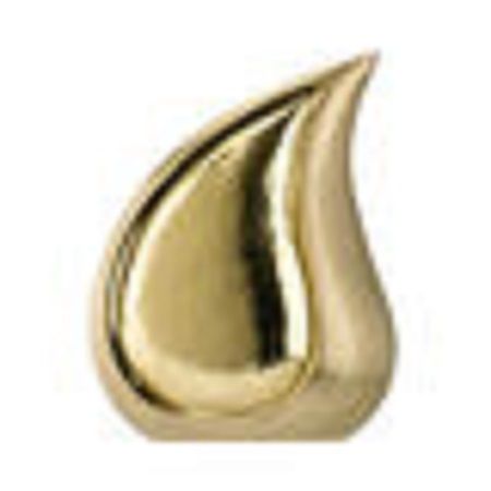 Gold Finish Teardrop