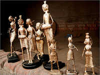 Metal Handicraft Tribal Statues