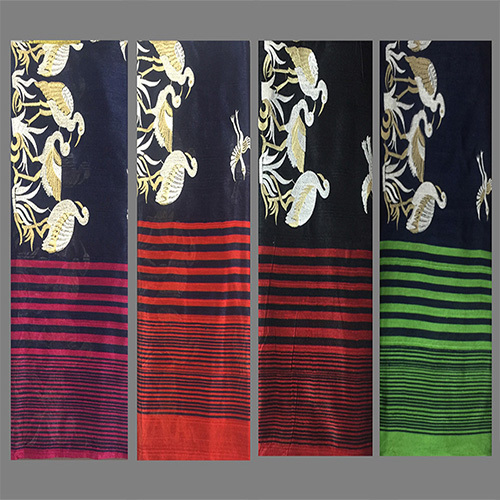 Blue Flaming Raw Silk Saree Doodle N Hub Plot No 308 Dev