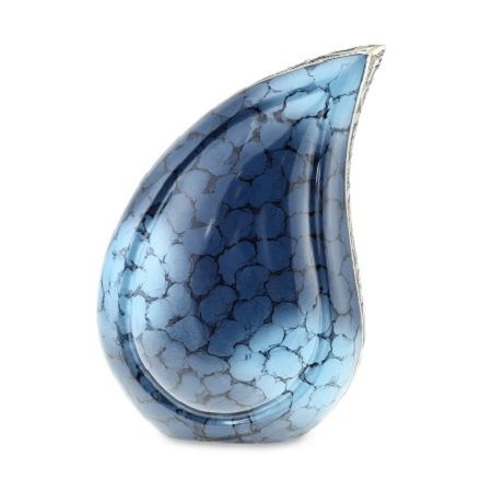 Porthminster Tear Drop Blue and Pewter