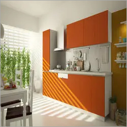 PVC Modular Kitchen - MDF, 18MM Thickness, Custom Size | Corrosion Resistant, Termite Resistant, Easy to Clean, Modern Design, Eco-Friendly