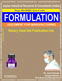 Inks Manufacturing Formulations
