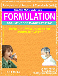Ayurvedic Medicine Formualtion
