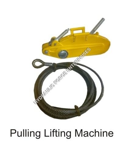 Pulling Lifting Machine - Mild Steel Body, Manual Operation | Versatile Lifting and Pulling Capability