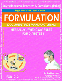 Ayurvedic Medicine Formualtion