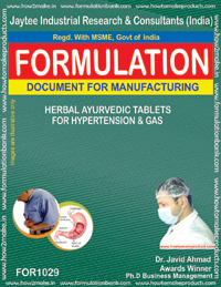 Ayurvedic Medicine Formualtion