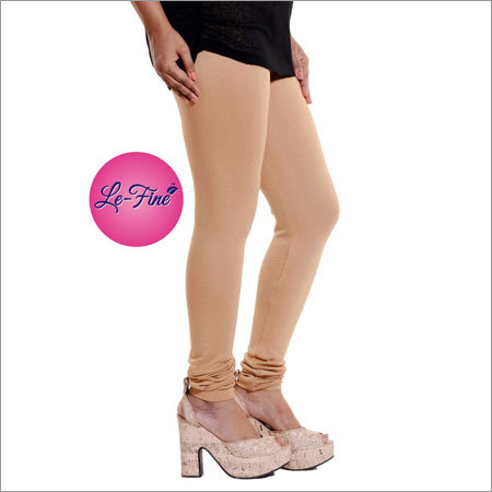 Beige Churidar Leggings