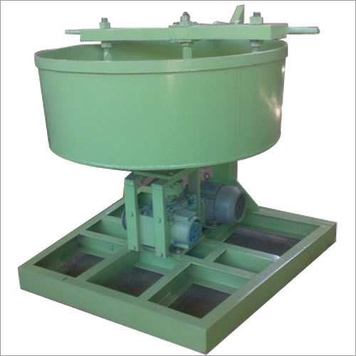 Green Electric Pan Mixer Machine