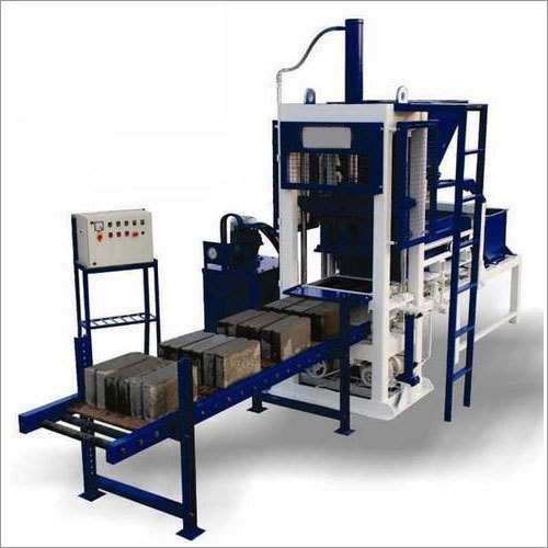 Concrete Block Making Machine - Color: Blue