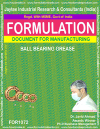 Formula For Ball-bearing Grease - Instant Downloadable Pdf Document, Pay Online For Immediate Access