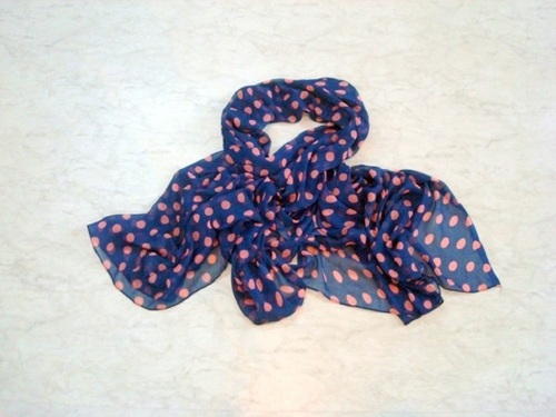 Indian Chiffon Printed Scarves