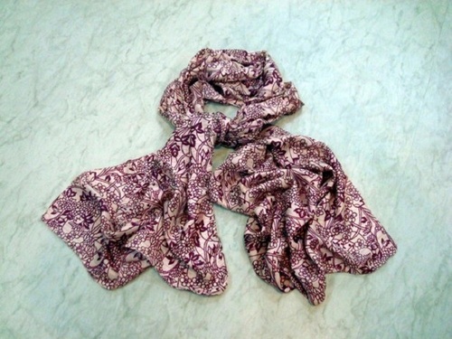 Silk Floral Printed Scarves Supplier