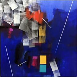 Sudhir Talmale - Untitled | 4.5x4.5 inches, Mix Media on Paper