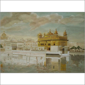 Babita Panwar - The Golden Temple Medium: Oil