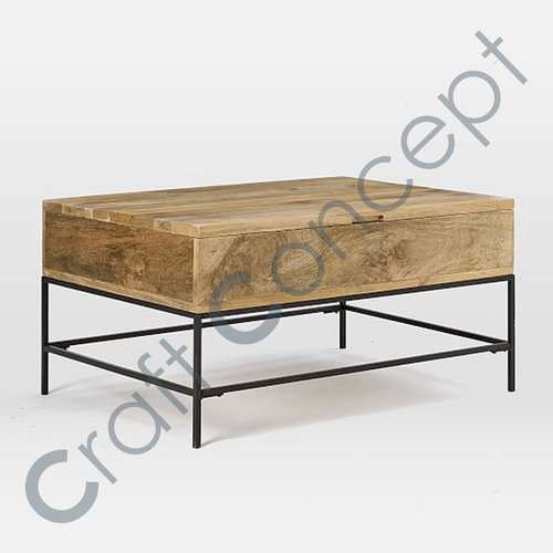 Wooden Coffee Table No Assembly Required