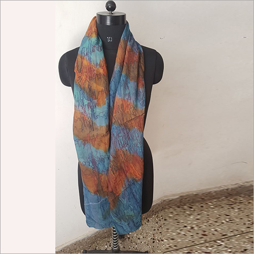 Stole - Polyester, Size L/XL/XXS/XS/S/M | Multicolor Trendy Printed Ethnic Design, Washable for All Seasons