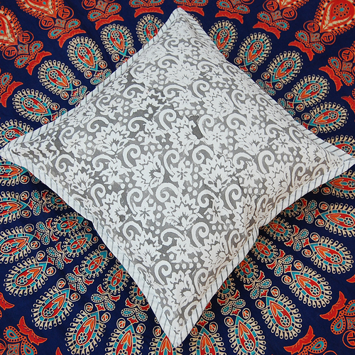 Rajasthani Hand Block Printed Cushion Cover