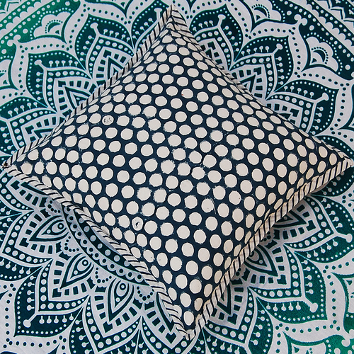Block Printed Cushion Cover Set