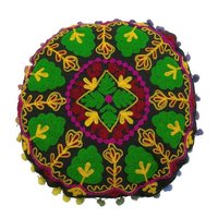 Round Suzani Cover