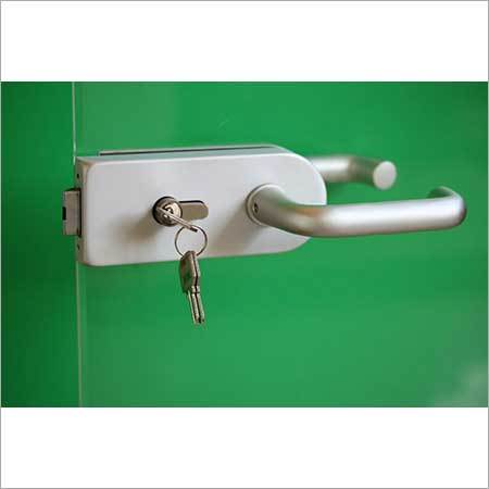 Glass Door Lock- Aluminum Body