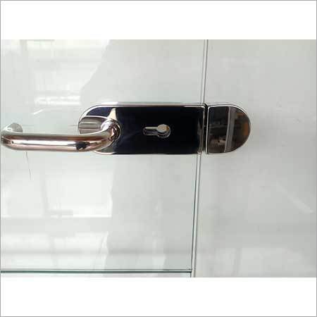 Glass Door Lock- Stainless Steel