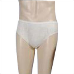Disposable Male Brief - Bio-degradable Non Woven Fabric, Boxer Brief Style for Men with Soft Surface and Fine Stitching