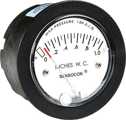 Sensocon USA Miniature Low Cost Differential Pressure Gauge Series S-5002