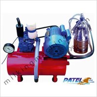 Single Bucket Fixed Type Milking Machine with rubber liners