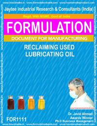Reclaiming Used Lubricating Oil - eBook Document File | Instant Download, Payment Flexibility, User-Friendly Access
