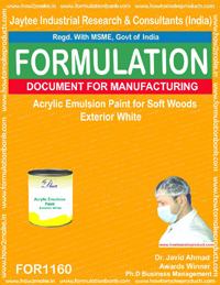Paint Manufacturing Formulations