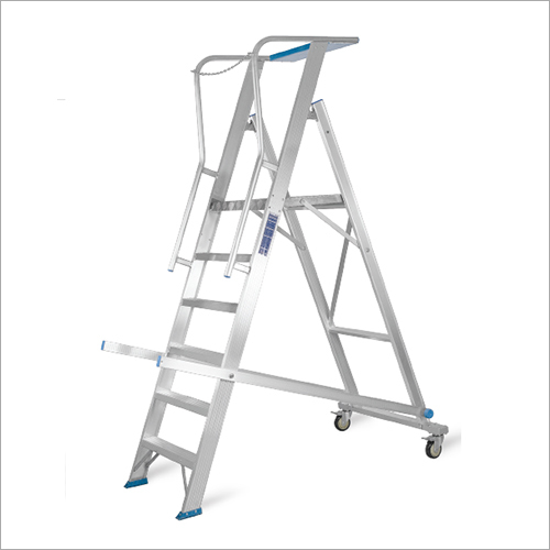 Aluminium Rolling Warehouse Ladder
