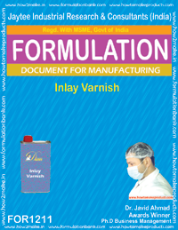 E Books Inlay Varnish Formulation