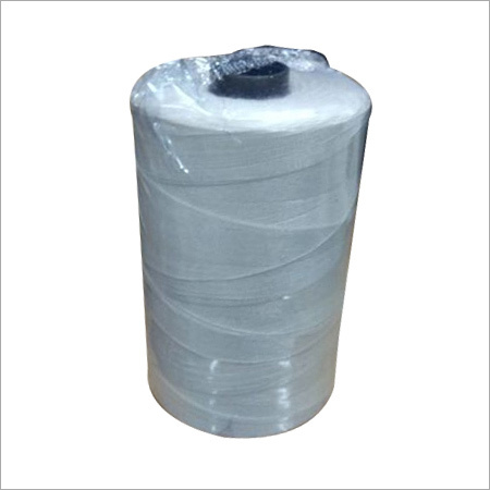 Natural White Polyester Thread Cone