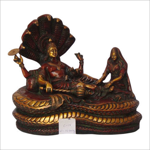 Lord Laxmi Narayan Brass Statue