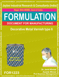 E Books Formula Decorative Metal Varnish Type 6