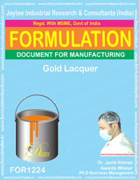 Lacquers and Sealer Formulations